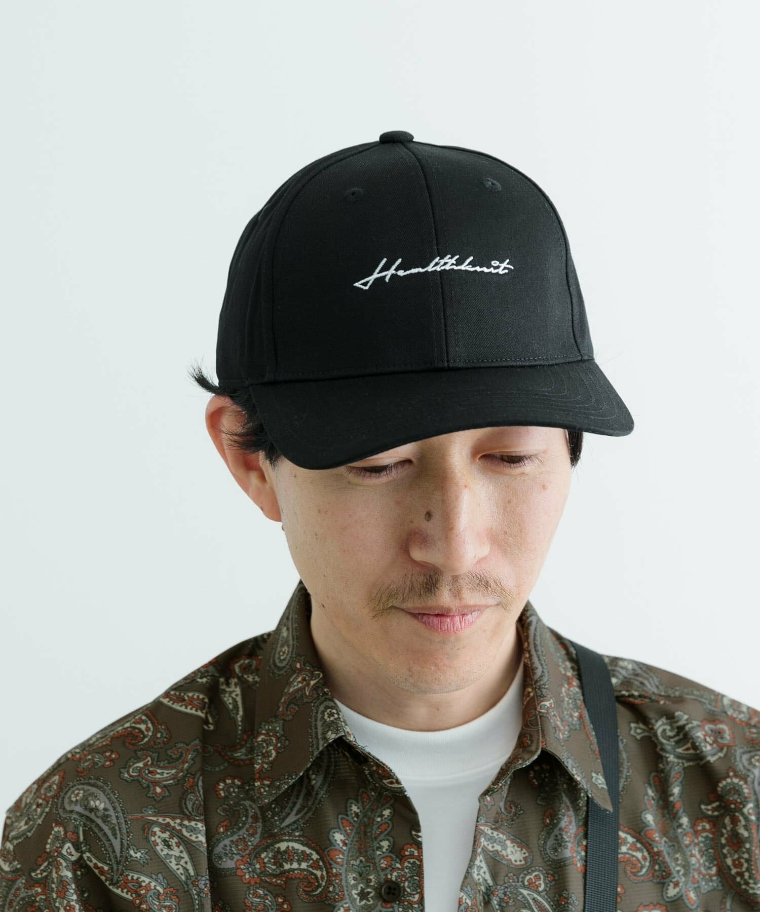 Healthknit HK ロゴ 刺繍 CAP